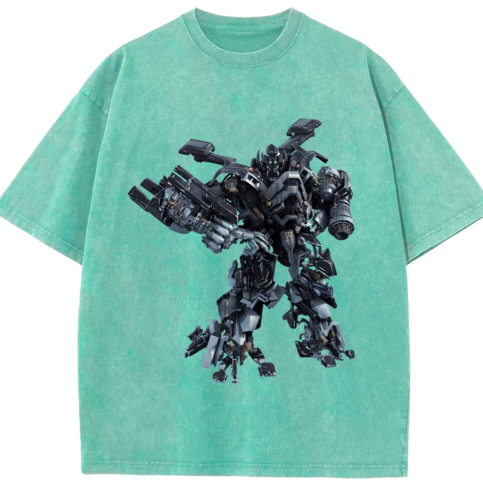 （画像用） Transformers トランスフォーマー 綿100% ヴィンテージ風 半袖Tシャツ（フロントプリント）